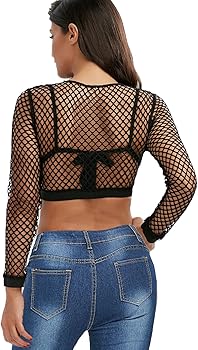 fishnet top amazon