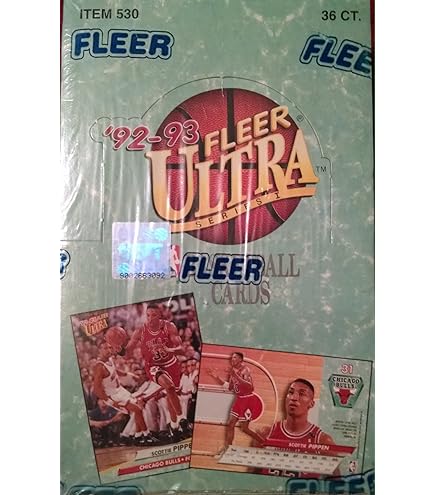 Amazon.com: Fleer ULTRA 1992-93 Basketball Series 2 Box - 36