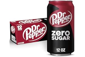 DR PEPPER ZERO SUGAR - 12 OZ, 12 PK
