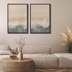 MUDECOR Framed Canvas Print Wall Art Set Soft