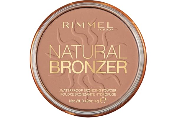 Rimmel London - Natural Bronzer, waterproof, Sunkissed Finish, blends effortlessly, up to 10H wear, 100% Cruelty-Free - Sun B