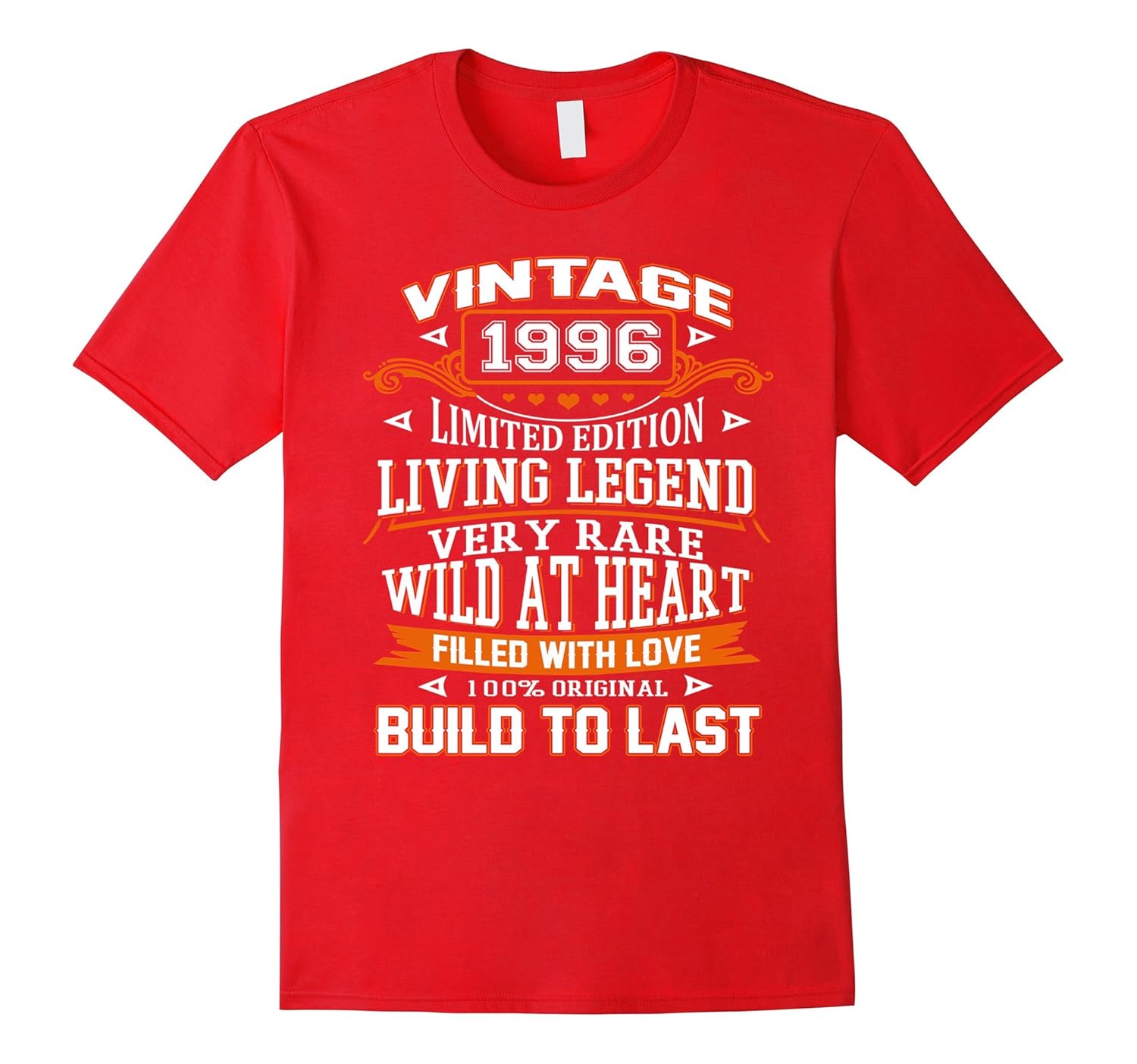 Vintage 1996 Tee Funny 21 Years Old 21stBirthday Gift T-shir-Rose