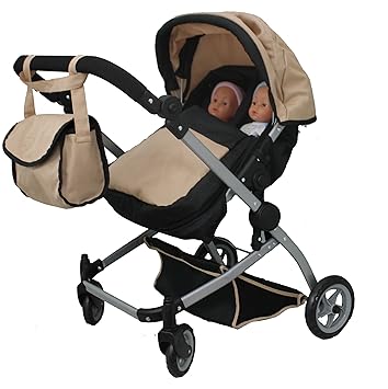 babyboo twin doll stroller
