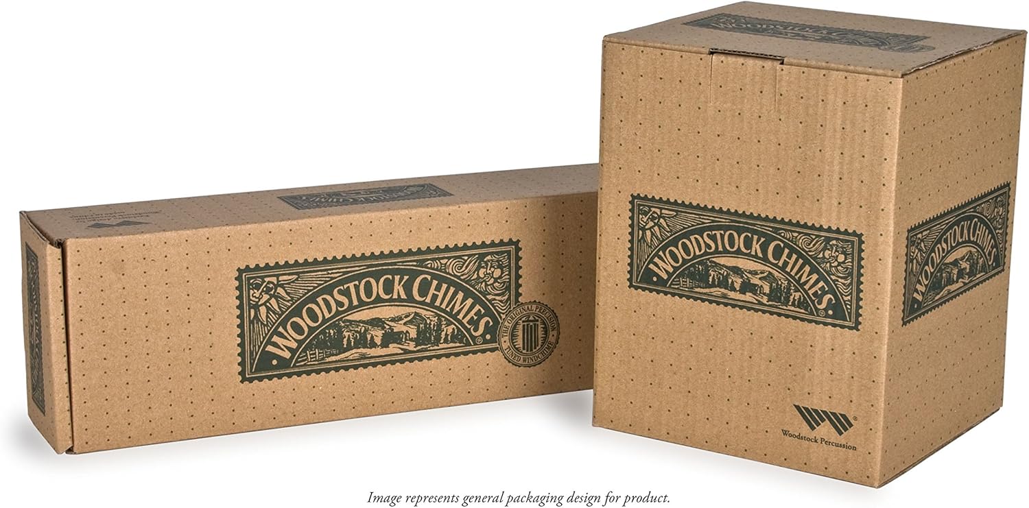 Woodstock Chimes - The Original Guaranteed Musically Tuned Amazing Grace Chime, Medium, Silver : Wind Bells : Garden & Outdoor