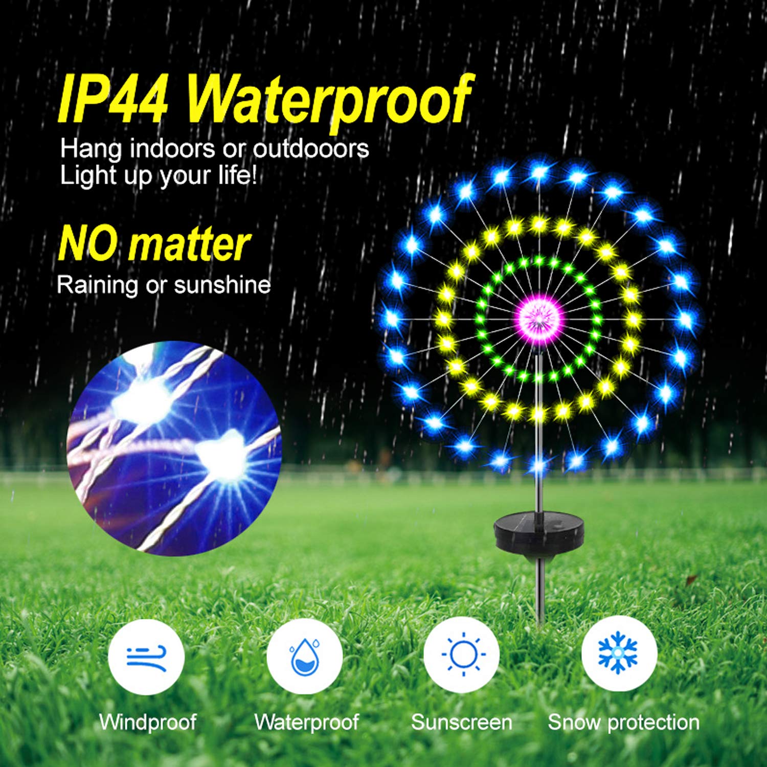 Best Solar Garden Lights Fireworks