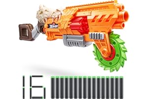 XSHOT Insanity HorrorFire Doomsday by Zuru with 16 Darts, Air Pocket Technology Darts and Dart Storage, Outdoor Toy for Boys and Girls, Teens and Adults