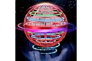 Junywell Flying Orb Ball Toy,Boomerang Ball, Hover Hand Mini Drone Cosmic Globe, Fly Spinners for Kids Adults Indoor Outdoor Toys, Cool LED Lights Toys for 6 7 8 9 10+ Years Old Boys Girls Gift