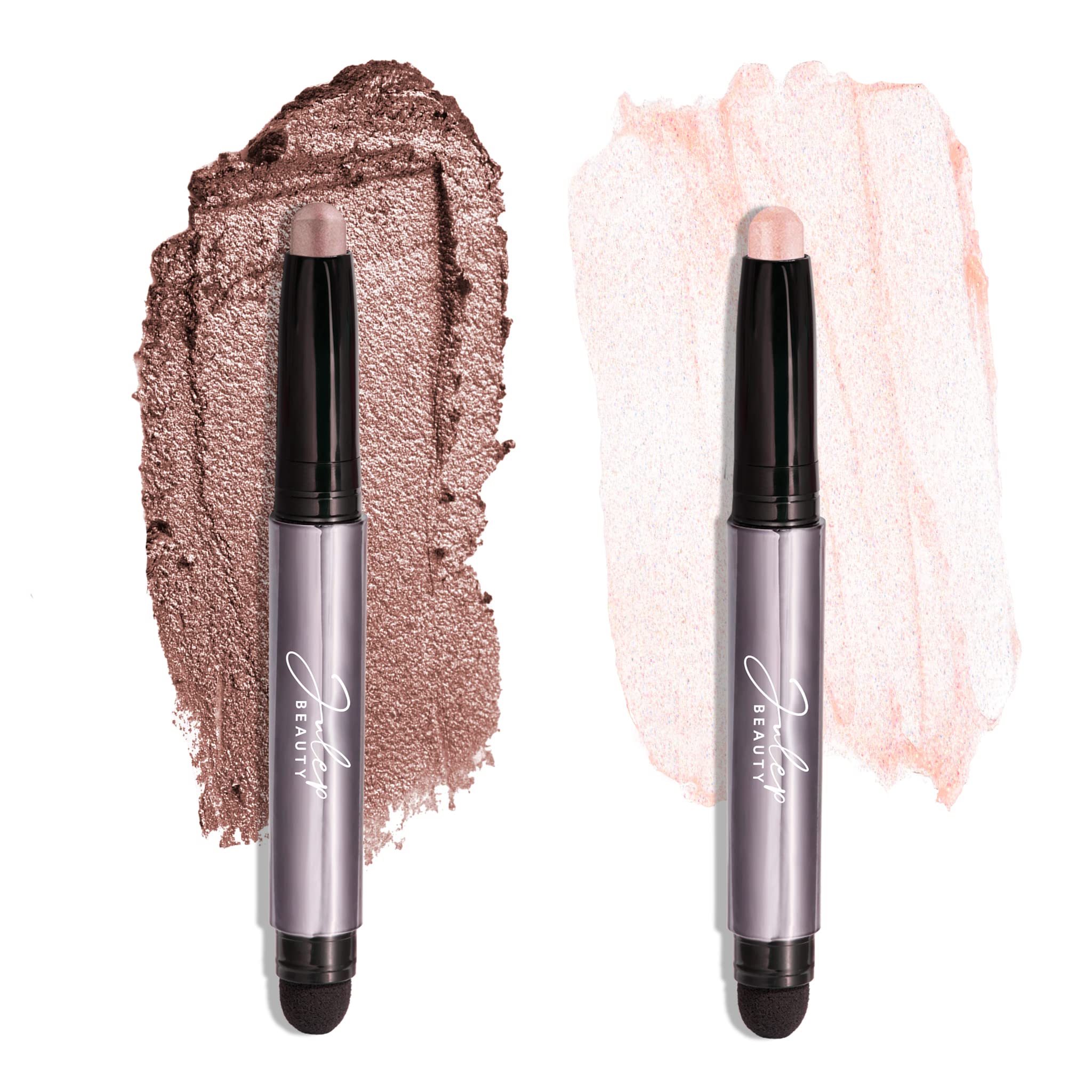 Julep Eyeshadow 101 Crème-to-Powder Eyeshadow Stick (Blush Pink & Mink Mauve) Long-Lasting, Waterproof Eye Shadow - Blendable, Crease-Proof with Built-In Smudger — image 1