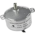 CHANCS Synchronous Synchron Motor TYD-50 12V AC 10-12RPM Flush Shaft 11mm Fixed Rotation CCW Electric Gear Motor