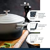 MasterClass Cast Aluminium Casserole Dish Grey Ombre 28cm 5L Gift Boxed view 4