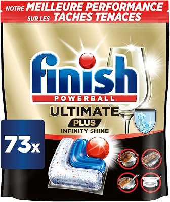 Ultimate Plus Infinity Shine Pastilles Lave-Vaisselle, 73 capsules