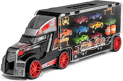 camion transporta autos juguete
