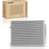 A-Premium Air Conditioning Condenser Compatible with Toyota | for Sienna 2004-2006 V6 3.3L, Sienna 2007-2010 V6 3.5L AC Condenser, Mini Cargo Van, Mini Passenger Van