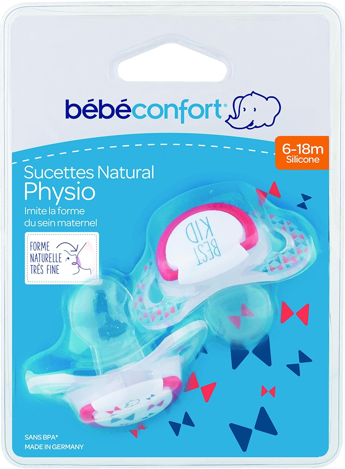 Sucettes Et Anneaux De Dentition Bebe Confort Rebel Rules Best Kid Set De 2 Sucettes Natural Physio En Silicone 6 18 Mois Bebe Puericulture Myfinewedding Co Za