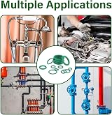 KALIONE 270 Pcs Green Rubber AC O Ring Kit Seal Gasket Assortment for Air view 5