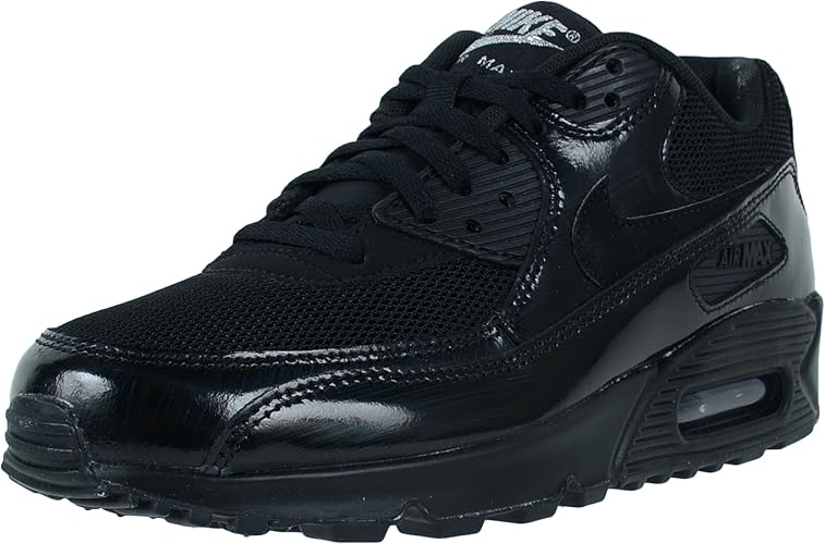 Amazon.com | Nike Women's Air Max 90 Premium Black | Fashion Sneakers