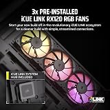 Corsair iCUE LINK 3500X RGB Mid-Tower Case Panoramic Glass 3x RX120 Fans view 5