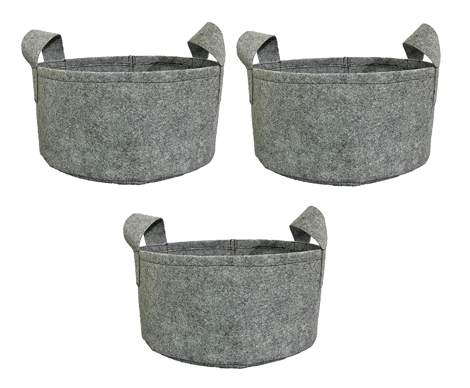 Oxypot® Geo Fabric Grow Bags 350 GSM (12 x 6 Inches) for Growing