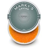 MARKY'S Orange Tobiko Flying Fish Roe - 17.5 oz / 500 g - Sushi Grade Caviar