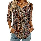 Zeagoo Womens Tops Long Sleeve Shirts Boho Tops for Women 2026 Fall Blouses Ladies Sweatshirts Spring Fashion Clothing