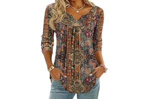 Zeagoo Womens Tops Long Sleeve Shirts 2025 V Neck Fall Blouses Dressy Casual Fashion Winter Work Tunic