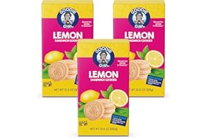 GOODIE GIRL COOKIES Goodie Girl Lemon Sandwich Cookies | Gluten Free, Peanut Free, Egg Free, Dairy Free | 10.6oz Box, Pack of 3