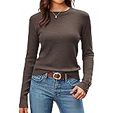 Arach&Cloz Women's Wool Blend Button-Cuff Fall Fashion Casual Sweaters
