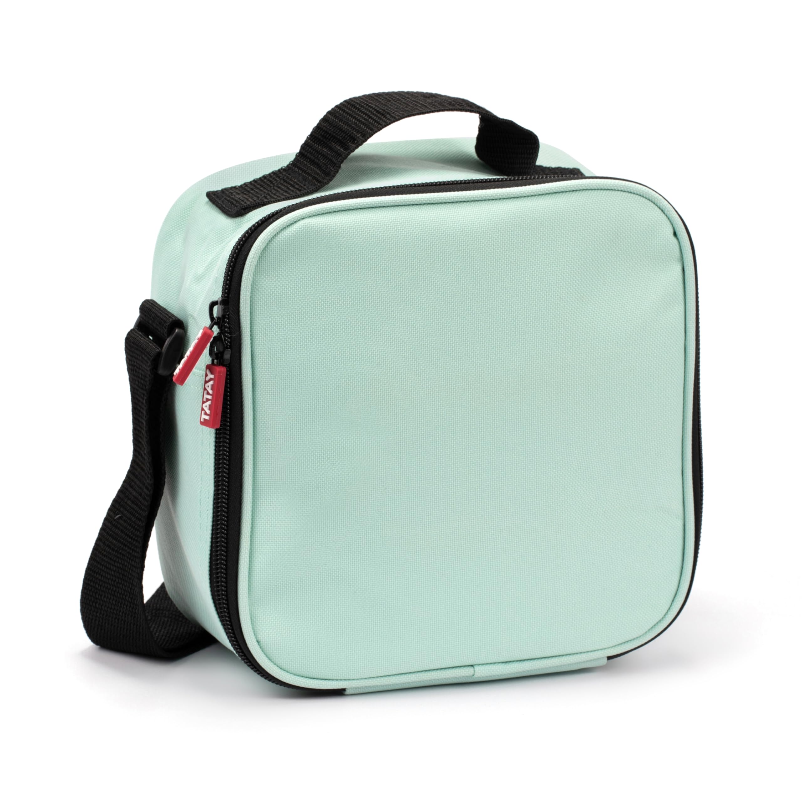 TATAY Cool Bag Lunch Box - Urban Food&Drink Casual 3L | 2 x 0.5L Containers + 0.4L Bottle | Waterproof | Triple-Layer Insulation, Semi-Rigid | Inner Pocket | 22.5x10x22 cm, Mint Green
