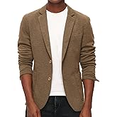 PJ PAUL JONES Men's Casual Knit Blazer Suit Jackets Two Button Lightweight Unlined Sport Coat