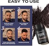 TOPPIK Hair Building Fibres Powder Light Brown 27.5g Thicker Hairline Crown view 7