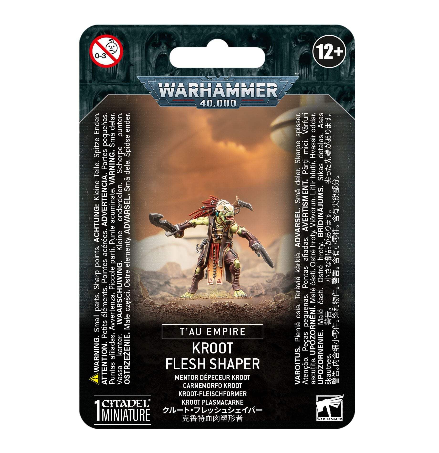 Warhammer - Kroot Flesh Shaper: T'au Empire Miniature Wargame Model Set, Age 16+