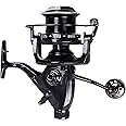 HiUmi Carp Fishing Reels 8000 9000 10000 Bait Runner Big Free Runner Double Brake Feeder 12+1 Ball Bearing Spinning Fishing Reel