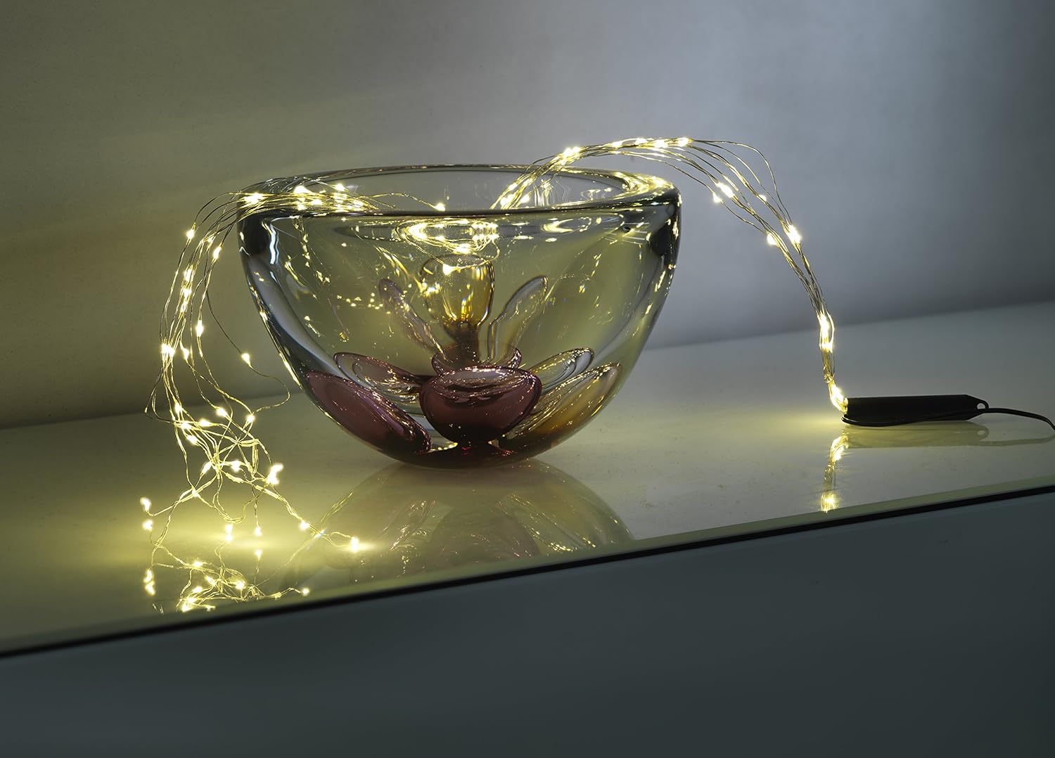 Konstsmide Naked Wire "Rain" Cable Light String with 20 Warm White LED, Silver - Image 5