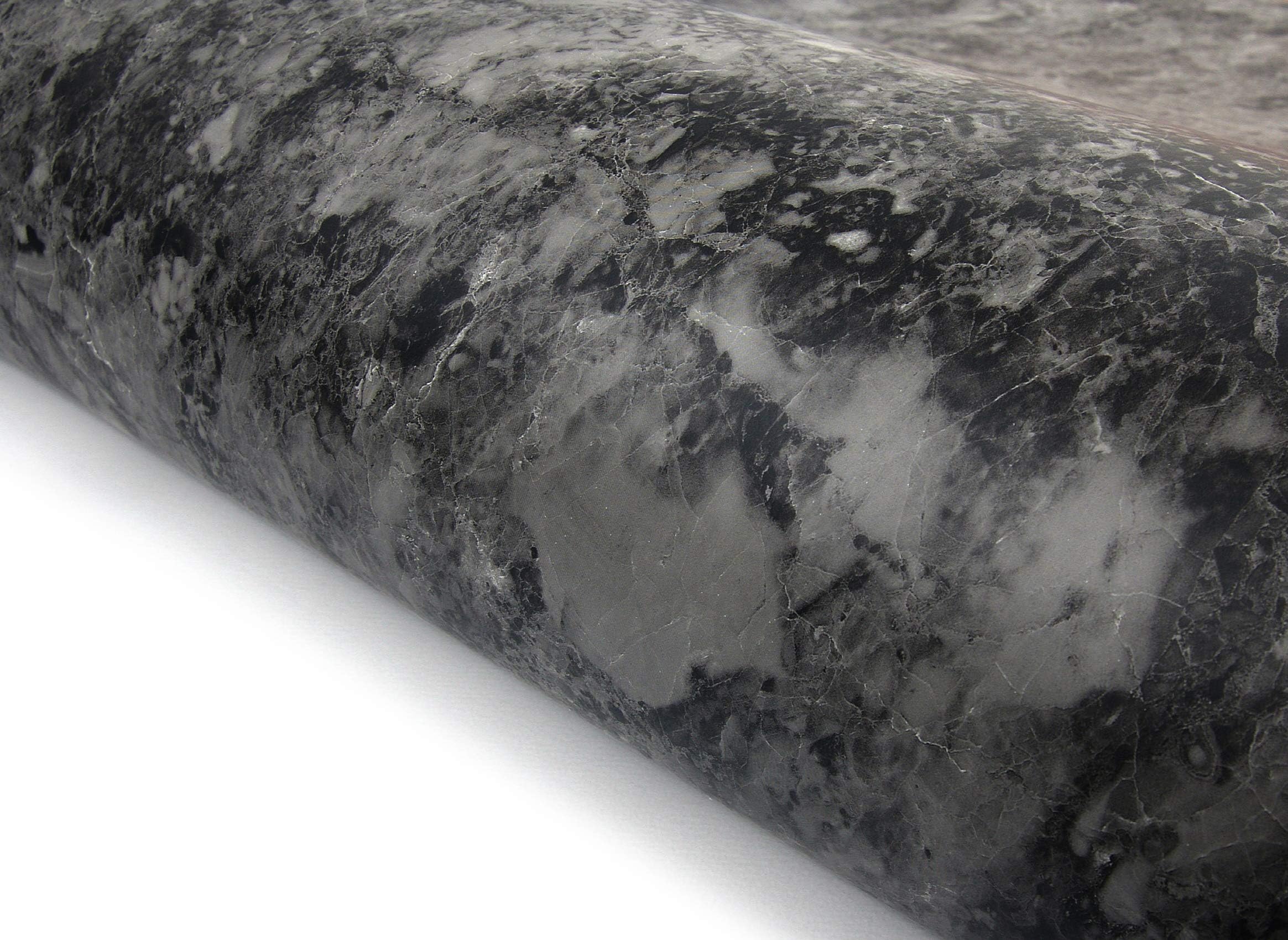 VERY BERRY STICKER Black Marble Peel and Stick Wallpaper (61cm x 200cm, Black Matte) for Kitchen Bathroom Countertops Waterproof Renter Friendly