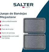Salter Megastone Baking Tray Set of 2 Non-Stick Carbon Steel 37 cm view 2
