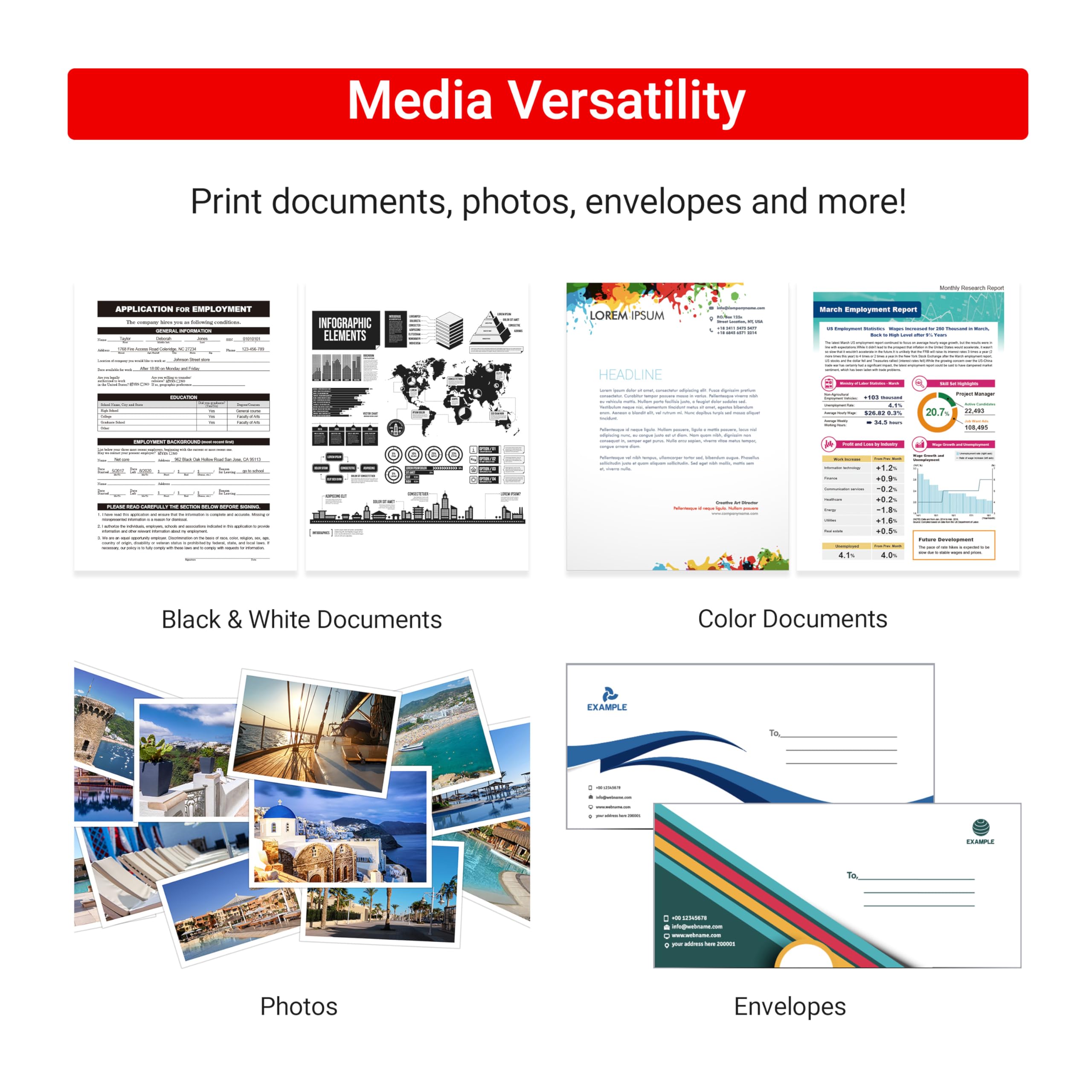 Canon PIXMA TS4320 Wireless Color Inkjet Printer for Duplex Printing, White – Cost Efficient Home Printer with Copier/Scanner, Compact Design, Easy Setup, 1 Year Limited Warranty