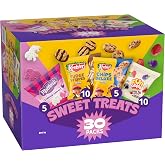 Keebler Sweet Treat Variety Pack, Cookies Individually Wrapped, 30 Ct | Includes Chips Deluxe, Funables, Fudge Stripes, and Mother's Circus Animal Cookies for office snacks or soccer snacks