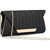 Dasein Women Evening Bags Wedding Purses Handbags Party Clutches Cocktail Prom Formal Clutch with Glitter Rhinestones