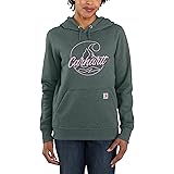 carhartt women's clarksburg graphic sleeve moletom com capuz
