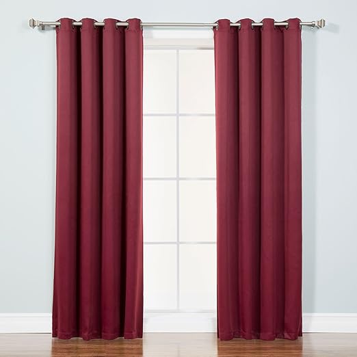 Amazon Com Best Home Fashion Thermal Insulated Blackout Curtains