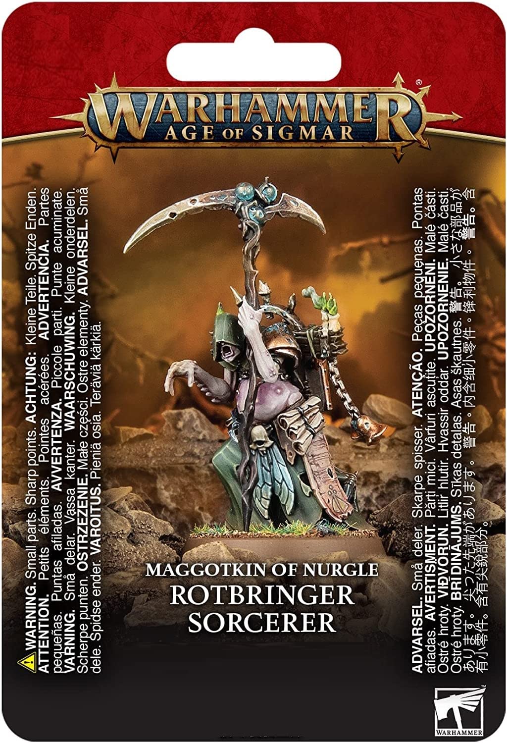 Games Workshop - Age Of Sigmar - Maggotkin Of Nurgle: Rotbringer Sorcerer