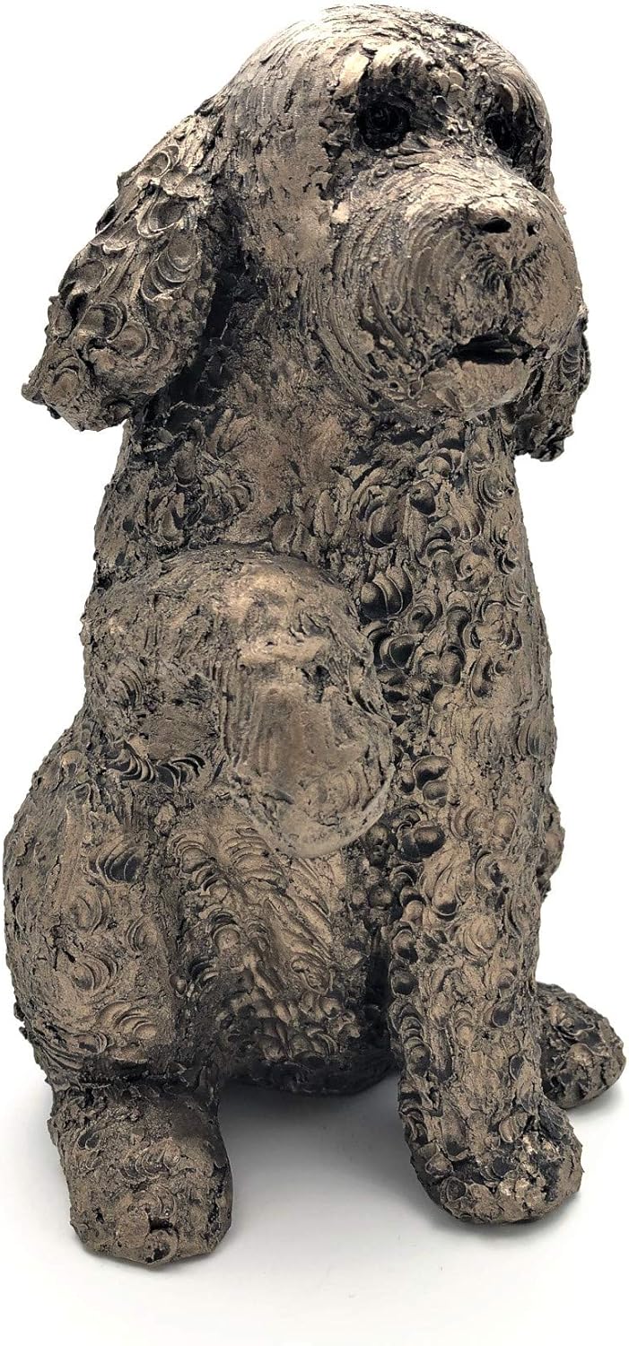 Frith Cockapoo Clover With Paw Up Figure In Cold Cast Bronze Made In UK ...