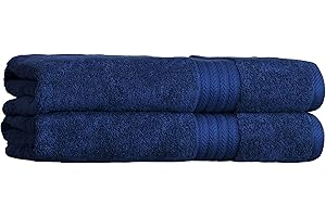 AKTI Premium Cotton Luxury Bath Sheets for Adults, 35 x 70 Inches Pack of 2, Large Bath Towels, Super Soft, Absorbent, Quick Dry, Hotel & Spa Quality Bath Towels Set Extra Large - Towels for Bathroom