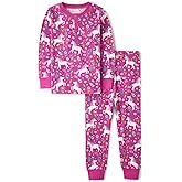 Gymboree Kids' And Toddler 100% Cotton Henley Long Sleeve Top and Pants, Gymmies Pajama Set