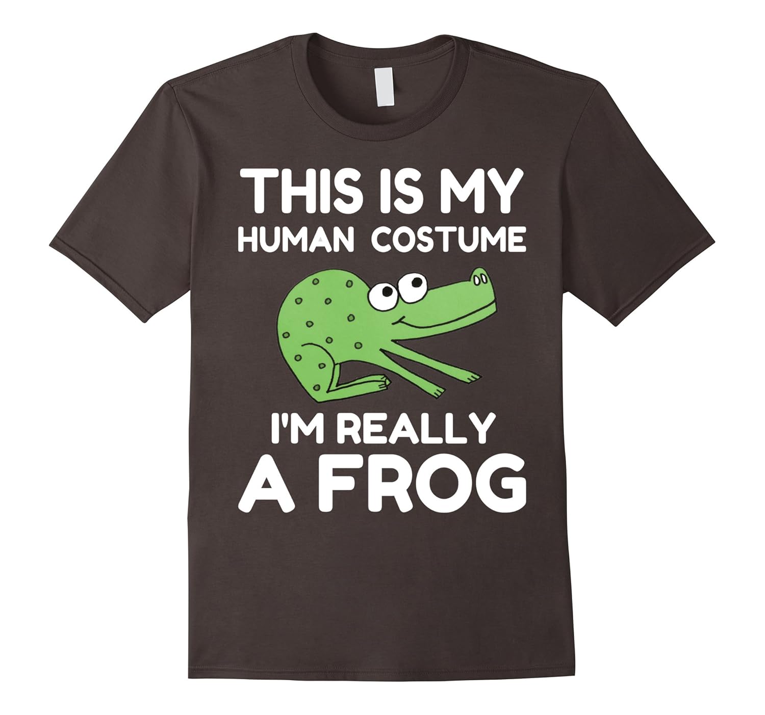 Frog Halloween Costume Shirt - Frog Costume Shirt-T-Shirt