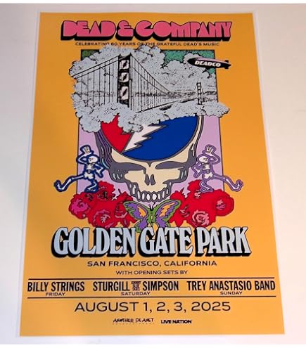 Amazon.com: FRAMED Grateful Dead 2025 San Francisco 60th