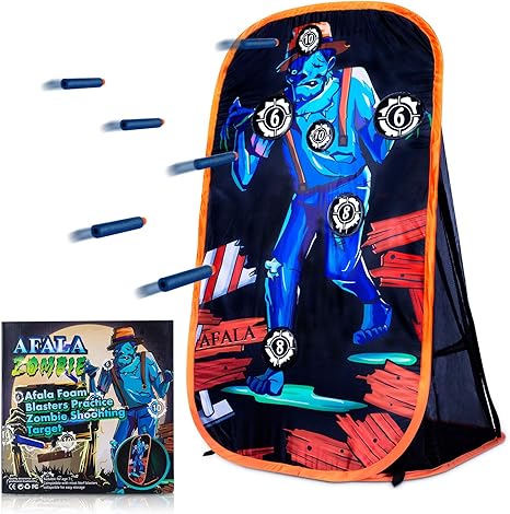 zombie nerf gun target