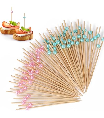 Amazon.com | Andaz Press Natural Bamboo Drink Stirrer Cocktail