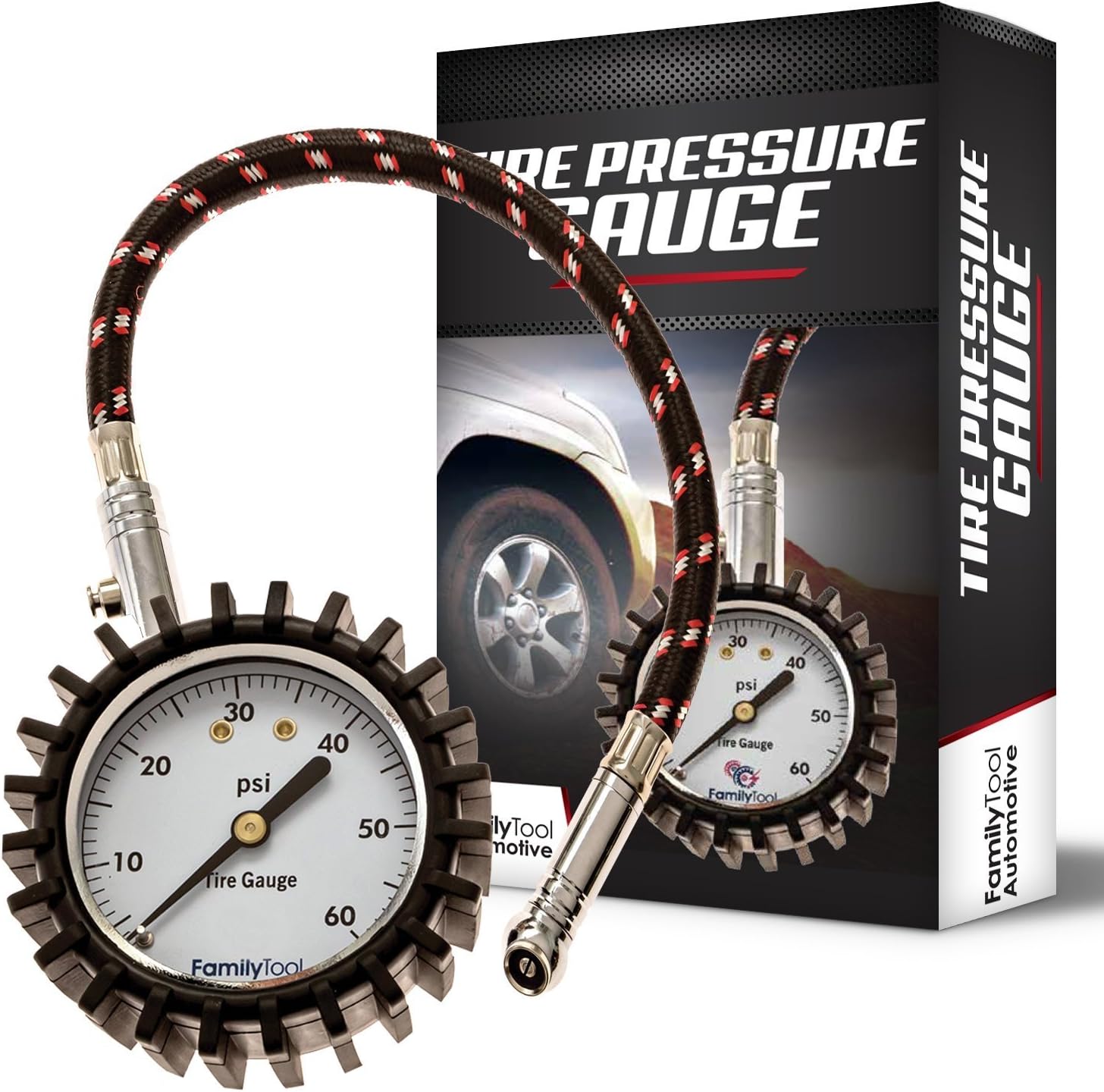 Amazon.com: Tire Pressure Gauge - Heavy Duty - Reliable and Accurate ...