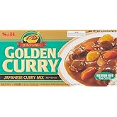 S&B Golden Curry Sauce Mix Medium Hot, Product of Japan, 220 Gram